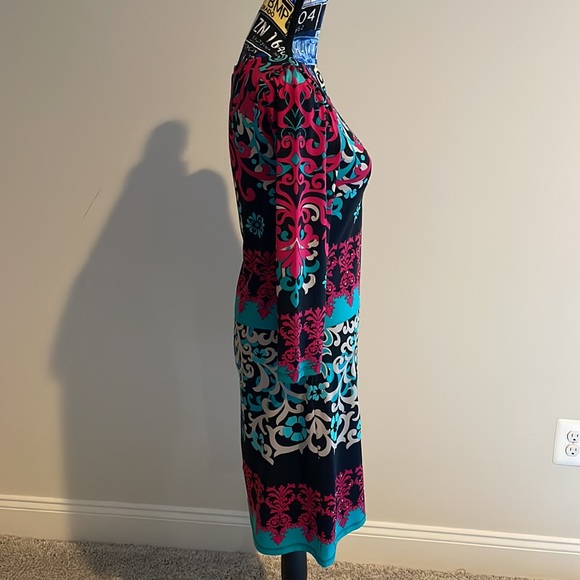 INC Dress- Size Small - Embroidered A-Line Silhouette - Picture 4 of 7